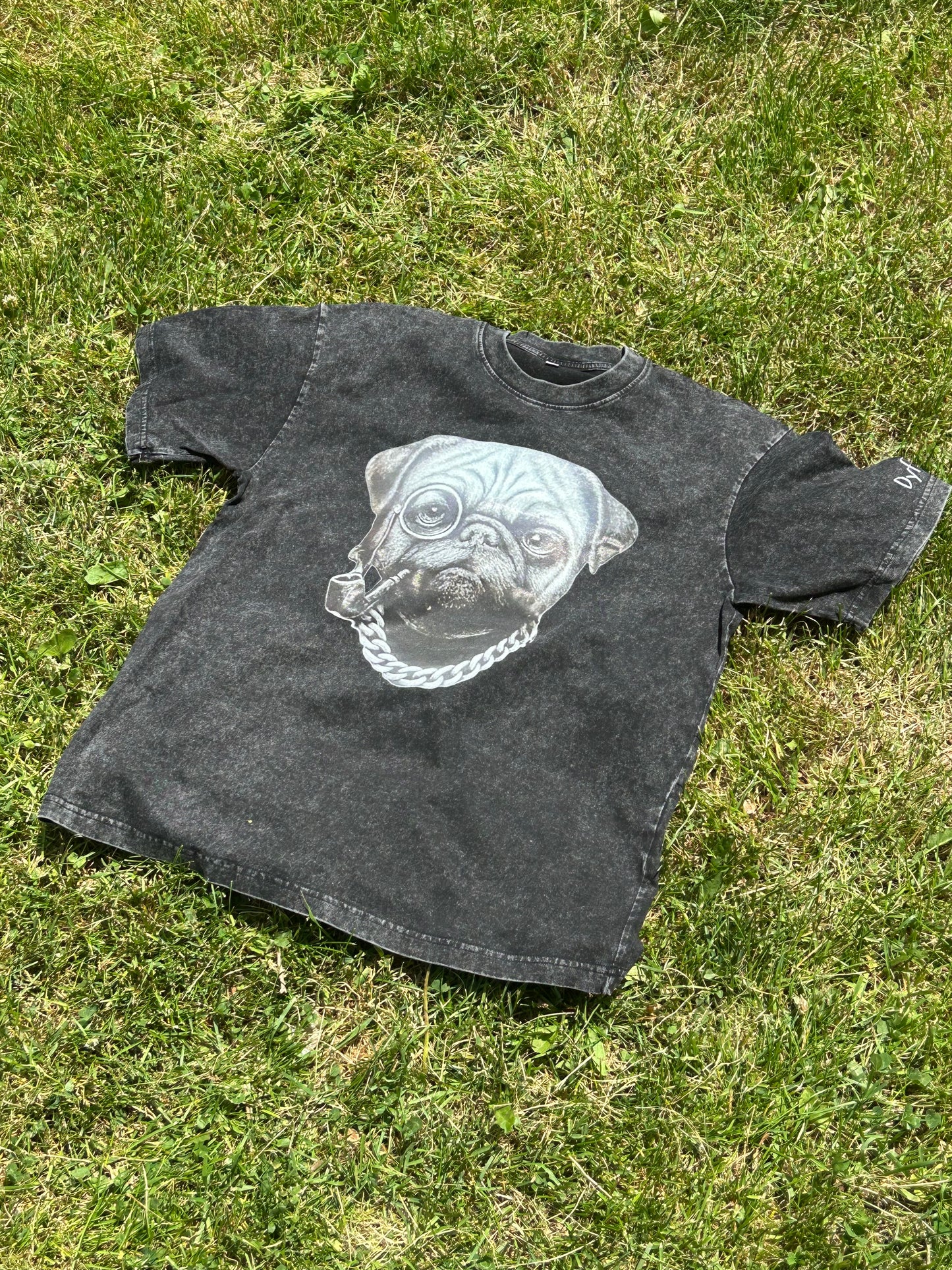 Dyfynt Pug Acid Washed Tee