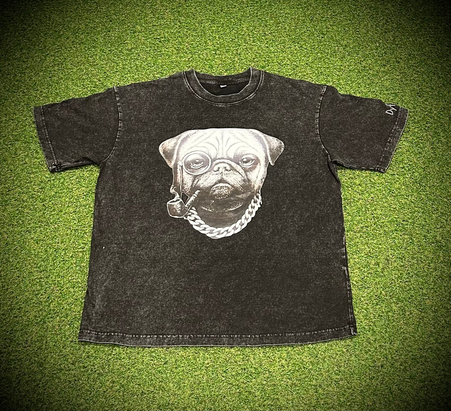 Dyfynt Pug Acid Washed Tee