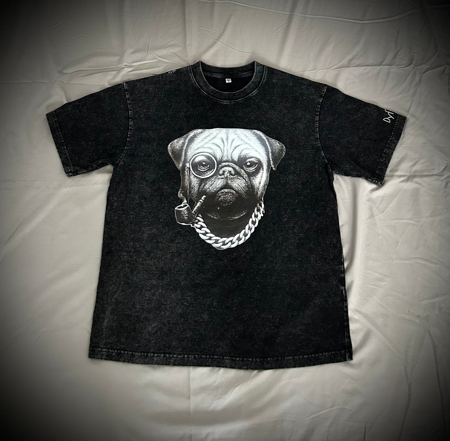 Dyfynt Pug Acid Washed Tee
