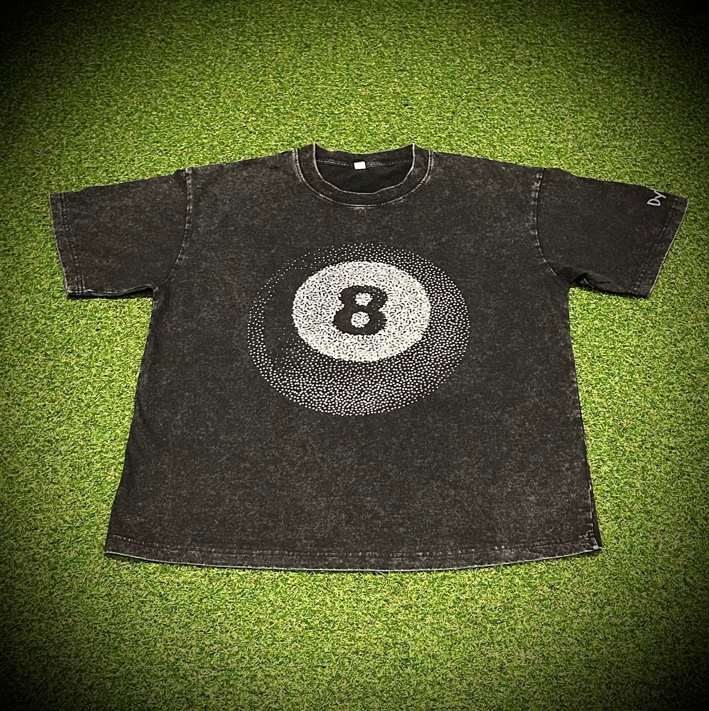Dyfynt 8 Ball Acid Washed Tee