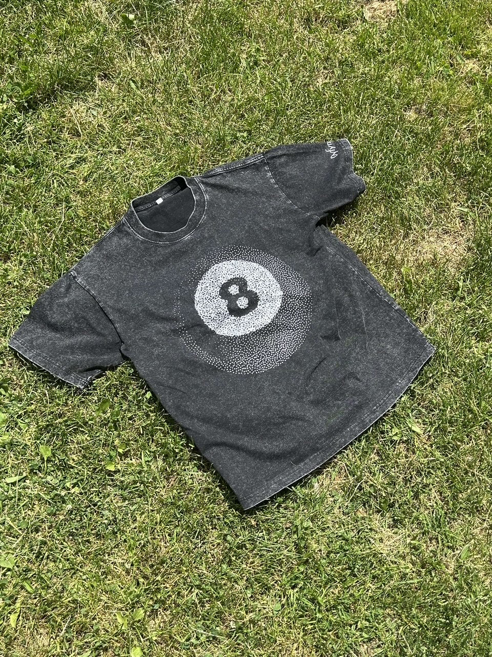 Dyfynt 8 Ball Acid Washed Tee